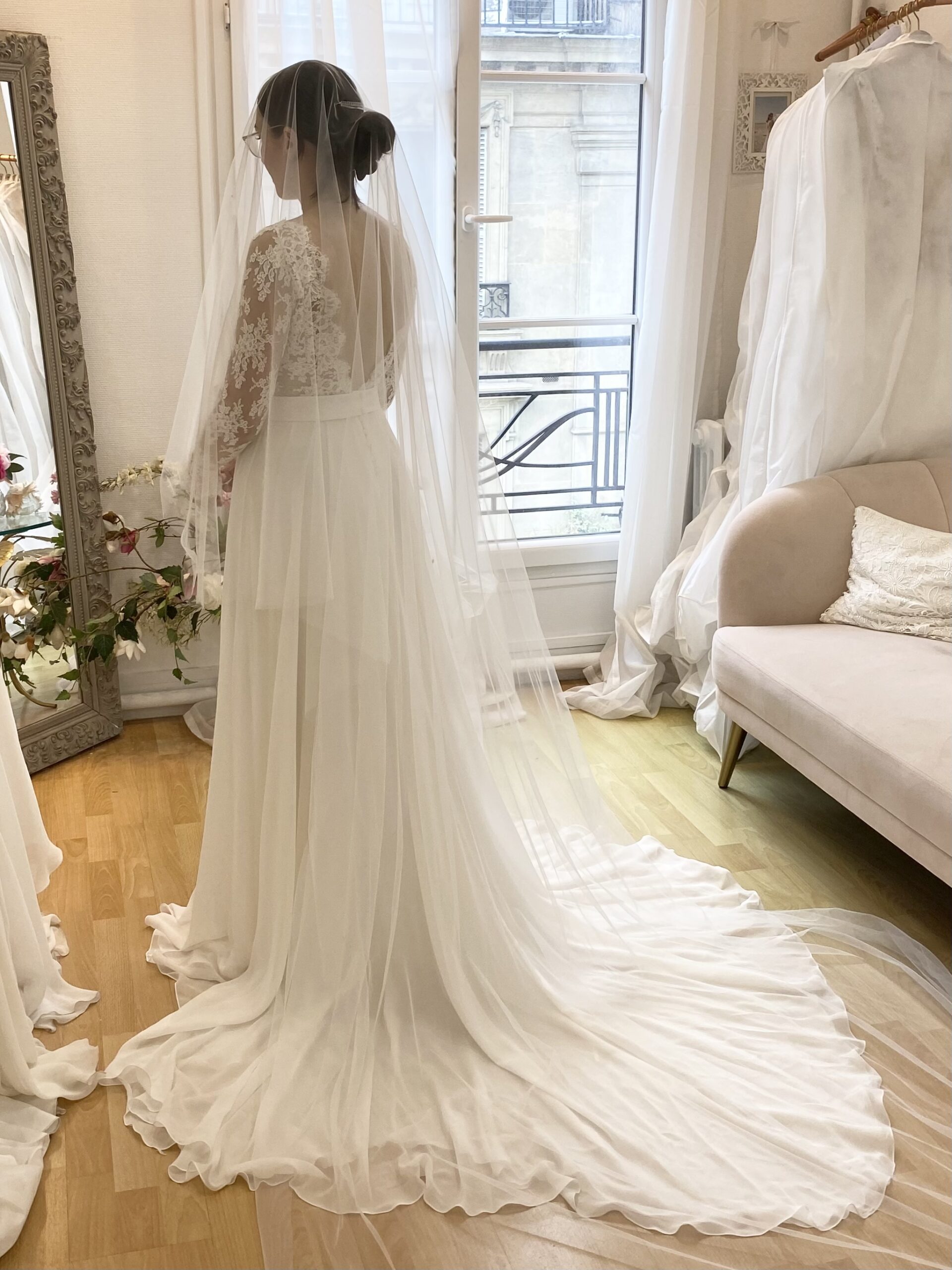 Étape fabrication robe de mariée