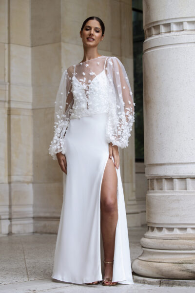 Robe Lavande & Haut Angélique