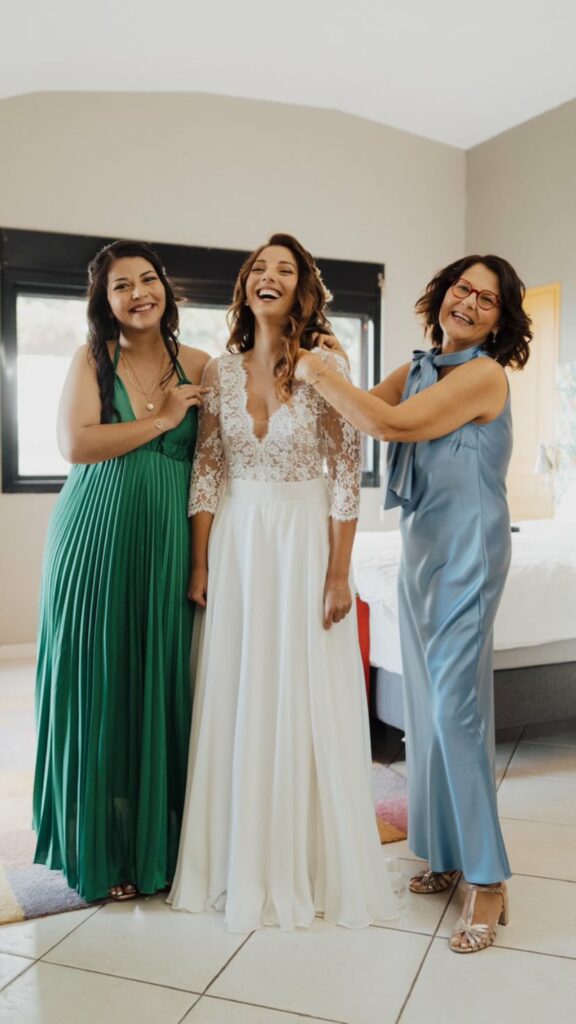 photographie mariée