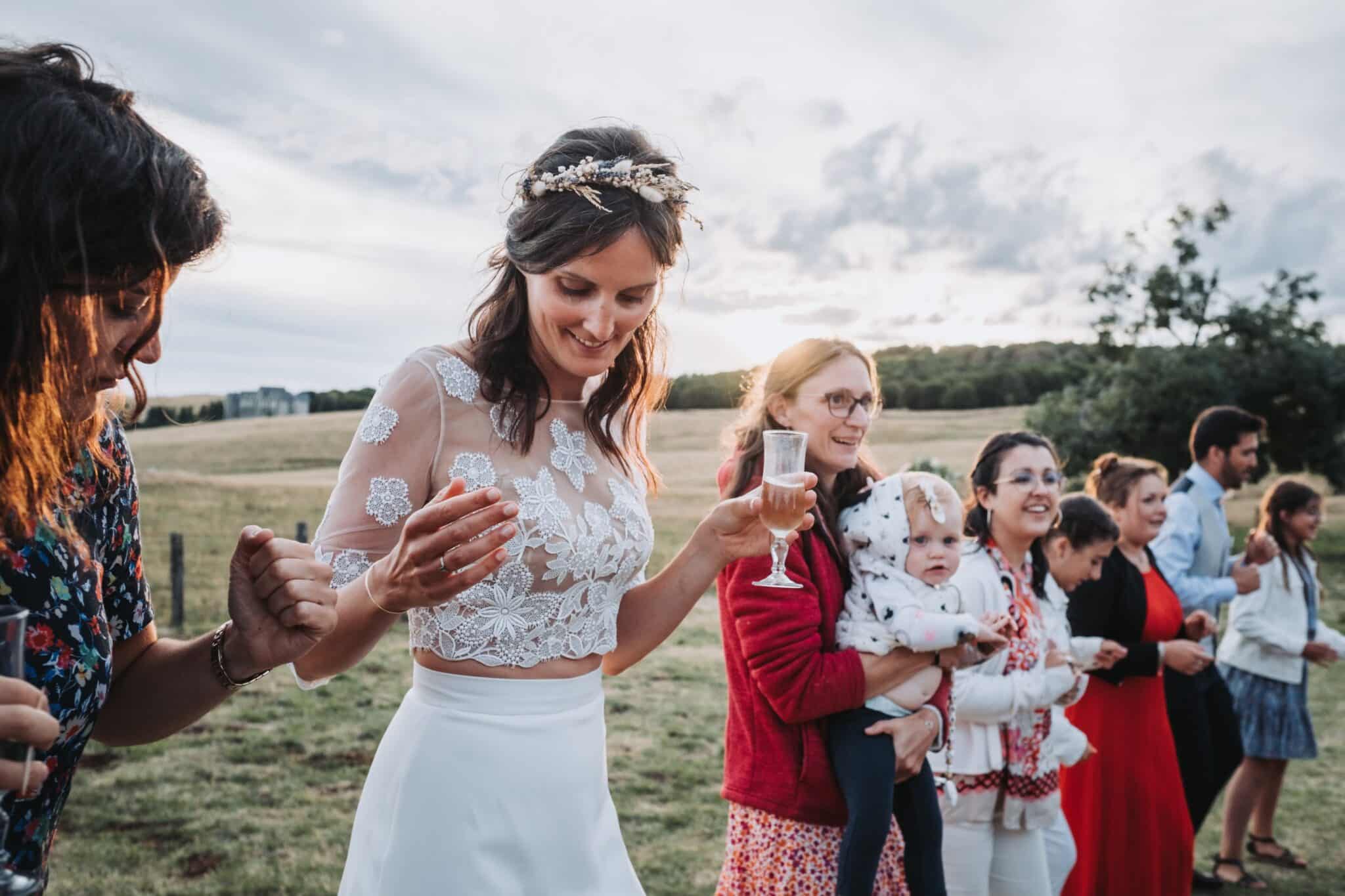 photographie mariée