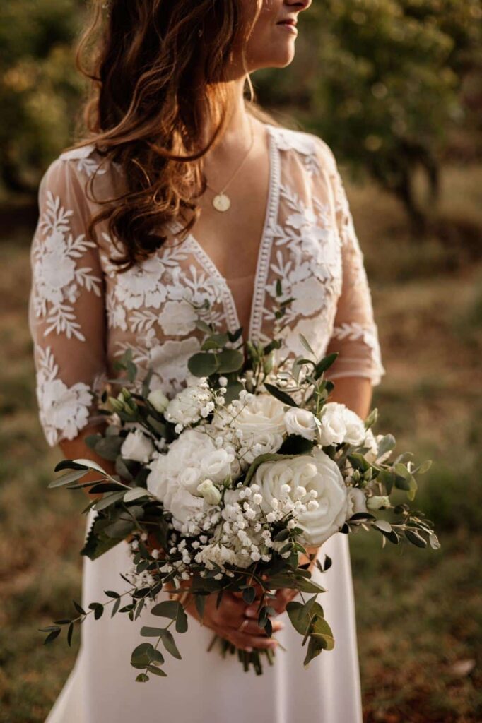 photographie mariée