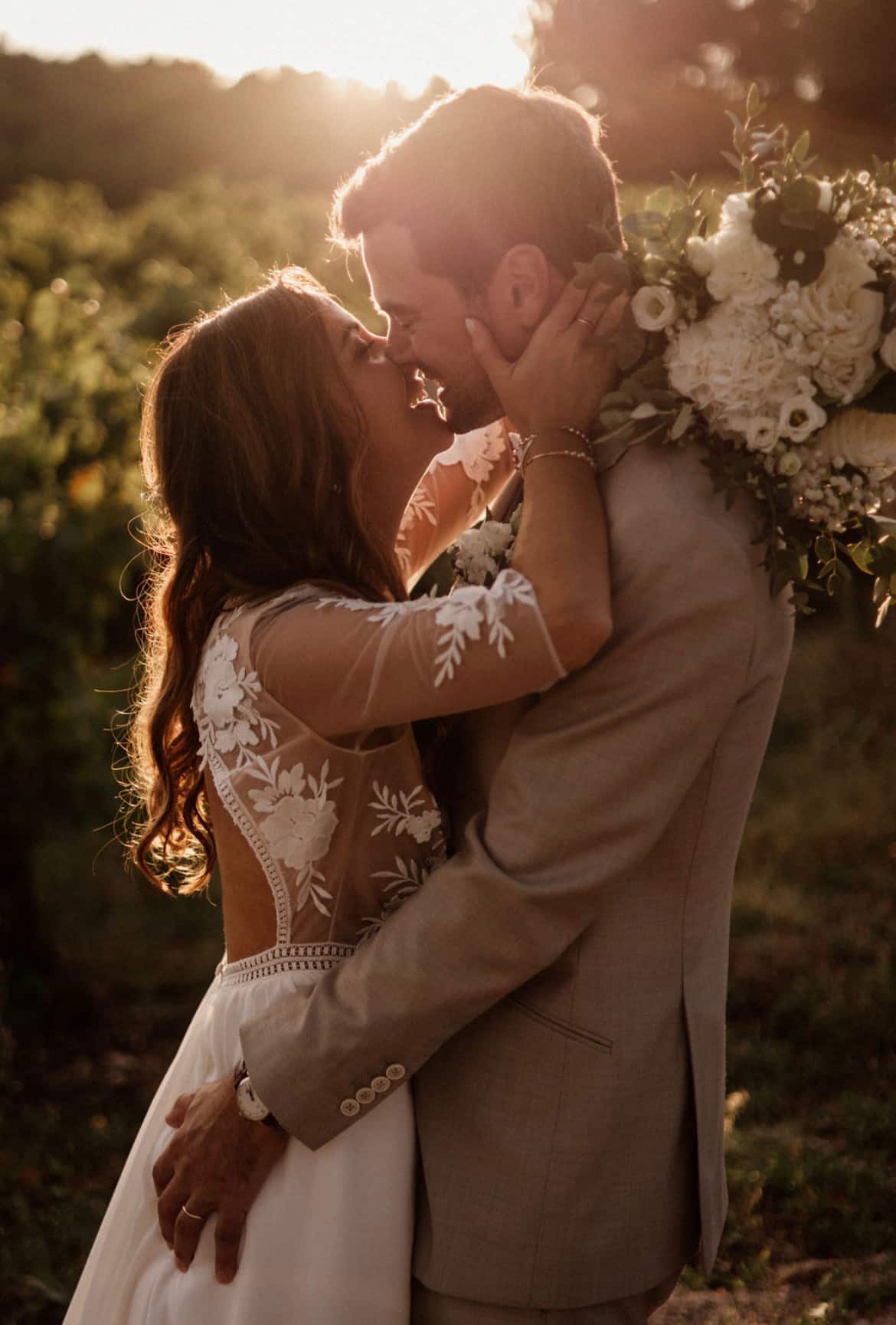 photographie mariée