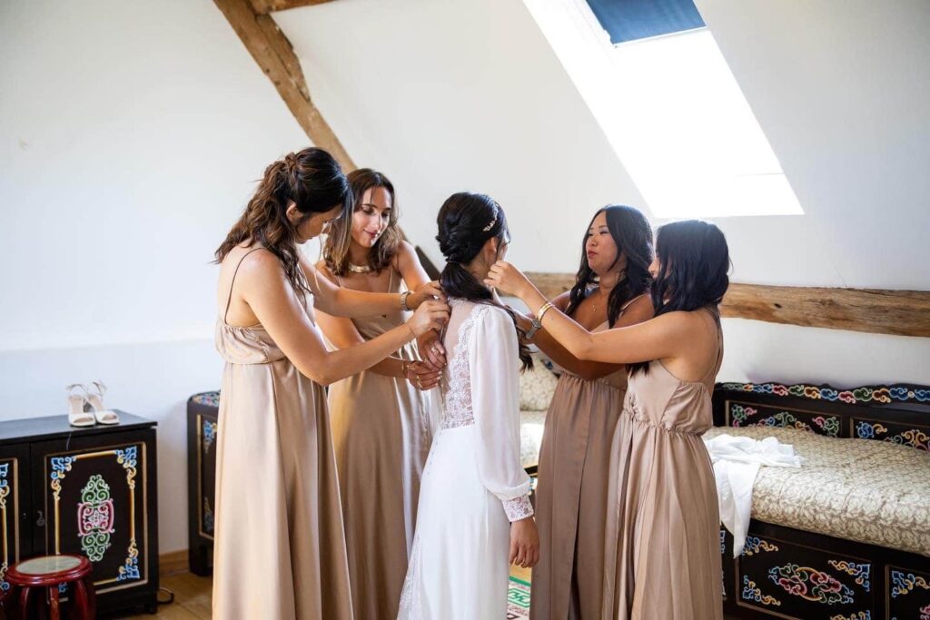 photographie mariée